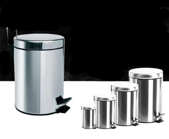 TACHO DE BASURA C/PEDAL ACERO X 5 LT, 8 LT, 12 LT, 20 LT - Imagen 1